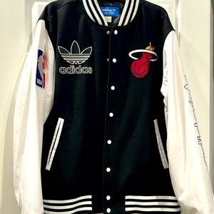 Adidas x Hardwood Classic Miami Heat Varsity Jacket